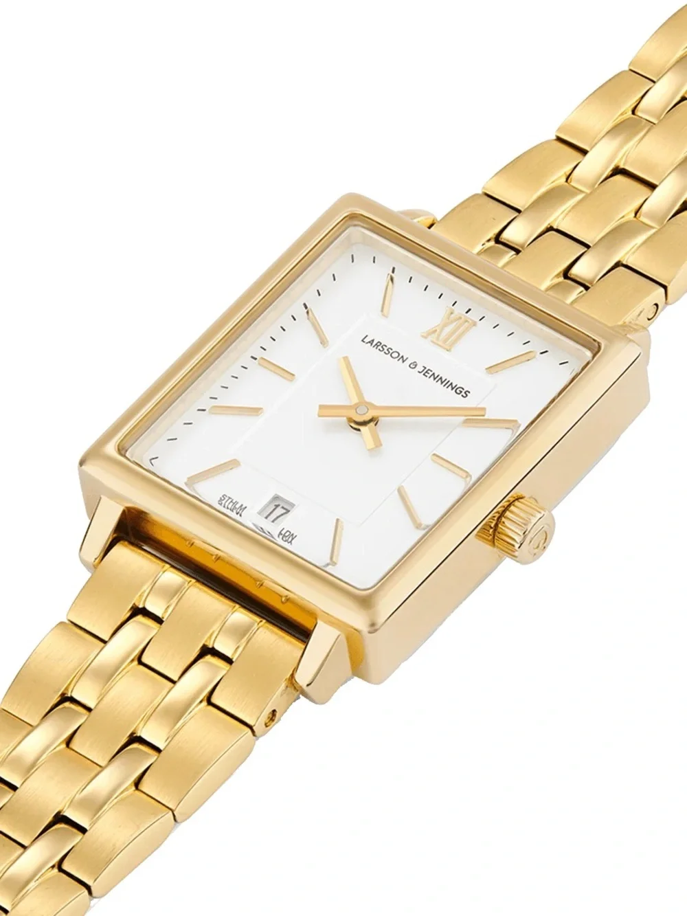 Women's Small Gold Watch - Larsson & Jennings Boyfriend Mini